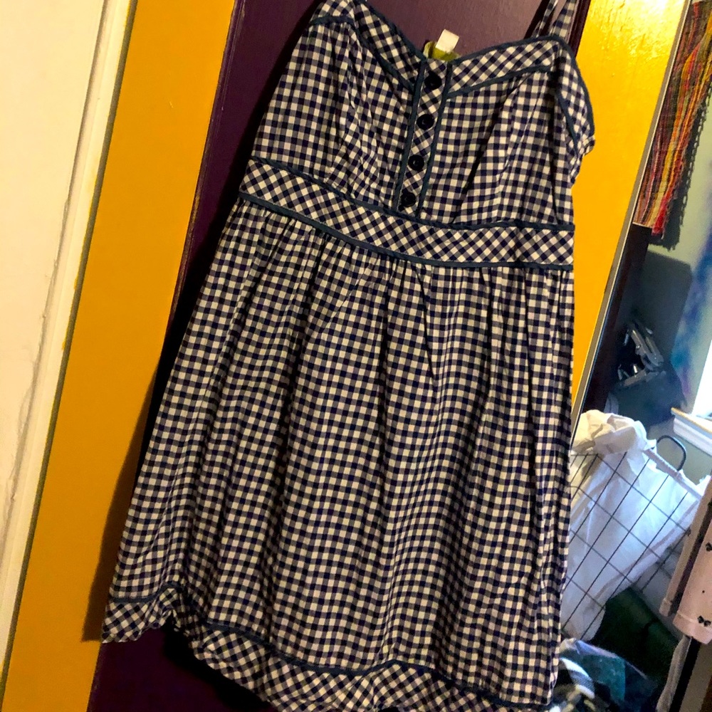 Blue & White Dress